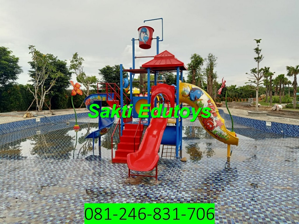 jual playground anak Makassar kolam renang