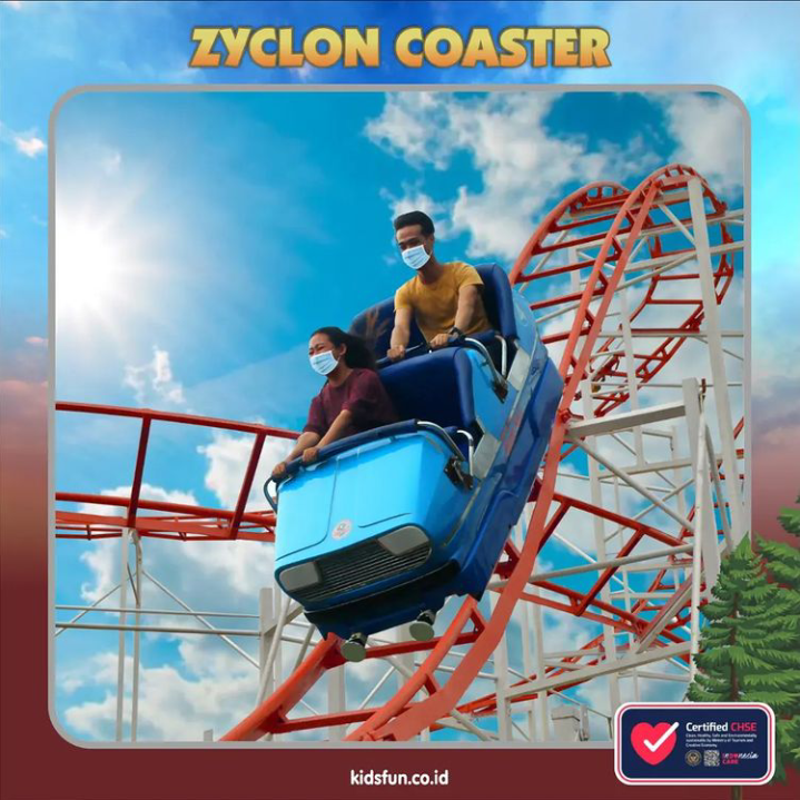 roll coaster cyclon kids fun